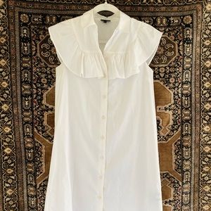 Knee length peasant dress